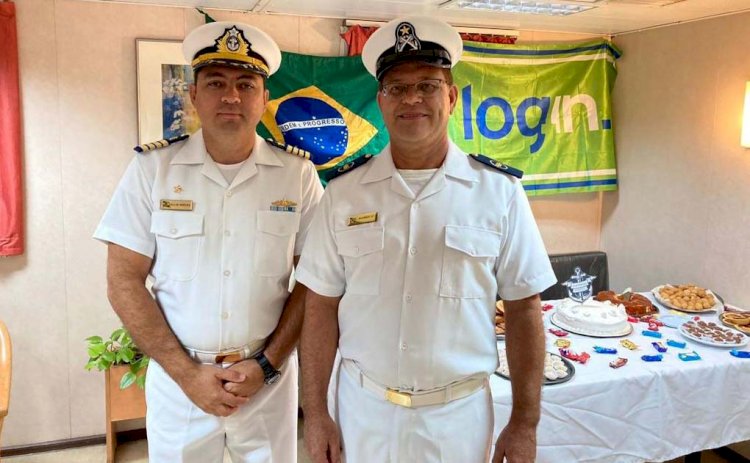 Tripulante é promovido a Contramestre a bordo do navio “Log-In Pantanal”