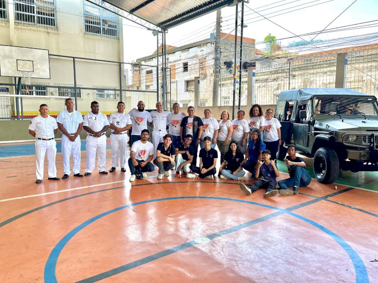2º Batalhão de Operações Ribeirinhas participa da 10ª Ação Social na Escola Benjamin Constant em Belém-PA