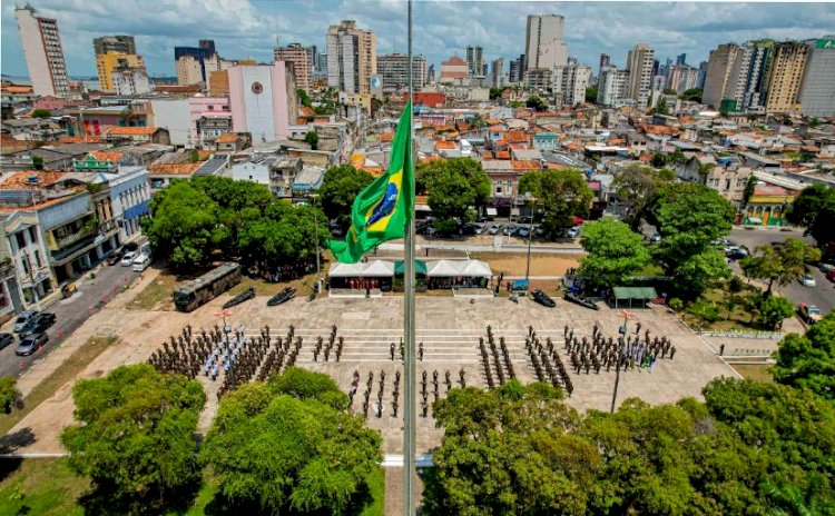 Comando Militar do Norte celebra Dia da Bandeira em cerimônia aberta ao público