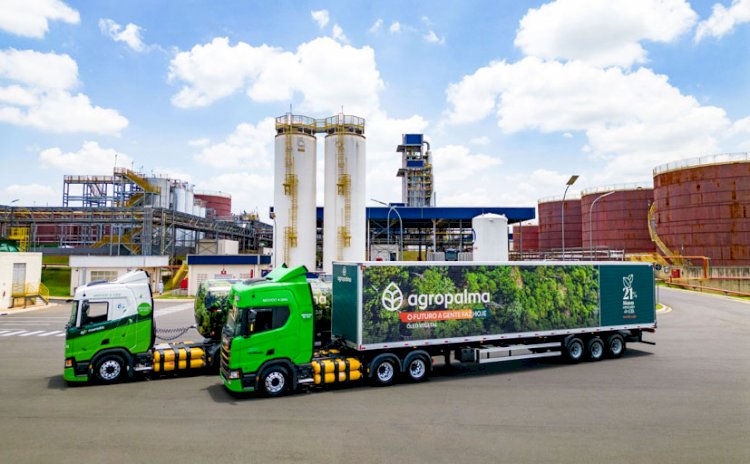 Agropalma reforça compromisso com a logística verde e apresenta seu segundo caminhão movido a GNV