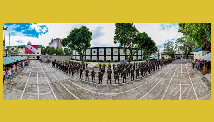 O Quartel-General Integrado (QGI) do Comando Militar do Norte (CMN) conduziu a incorporação dos novos recrutas da turma de 2024.