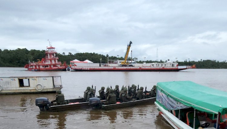 Exército Brasileiro contribui com a chegada de fibra óptica na ilha do Marajó