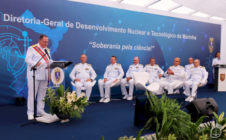 Marinha do Brasil tem novo Diretor-Geral de Desenvolvimento Nuclear e Tecnológico