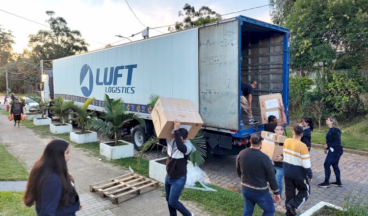 Luft Logistics responde à tragédia no RS com campanha de doações maciça