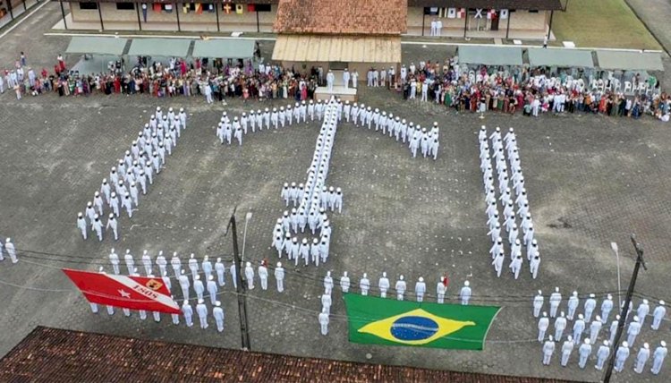 2º Batalhão de Operações Ribeirinhas realiza cerimônia de juramento à Bandeira Nacional dos Marinheiros-Recrutas da Turma I/2024